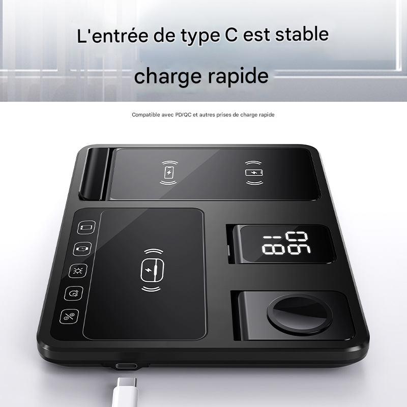 Chargeur sans fil 4 en 1