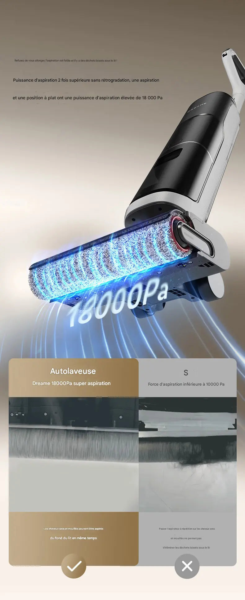 Dreame H20 Ultra : l’Aspirateur Laveur - hopmytech Dreame H20 Ultra Aspirateur Laveur hopmytech Dreame Pursuit H20 Ultra : l’aspirateur sans fil ultra performant