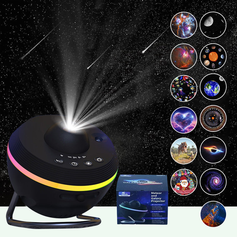 Lampe projecteur ciel étoilé USB avec 13 films décoratifs