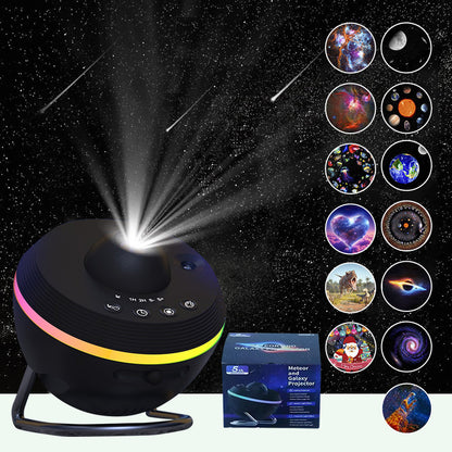 Lampe projecteur ciel étoilé USB avec 13 films décoratifs