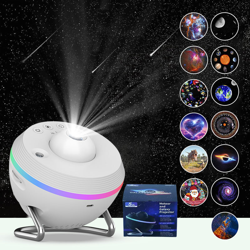 Lampe projecteur ciel étoilé USB avec 13 films décoratifs