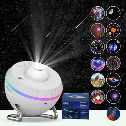 Lampe projecteur ciel étoilé USB avec 13 films décoratifs