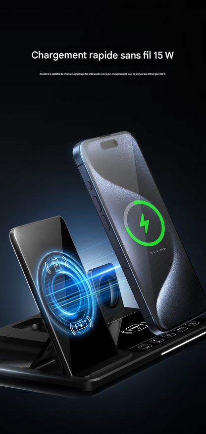 Chargeur sans fil 4 en 1