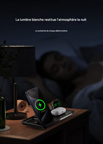 Chargeur sans fil 4 en 1