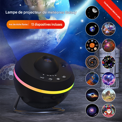 Lampe projecteur ciel étoilé USB avec 13 films décoratifs