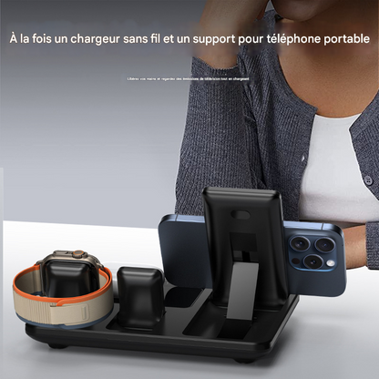 Chargeur sans fil 4 en 1